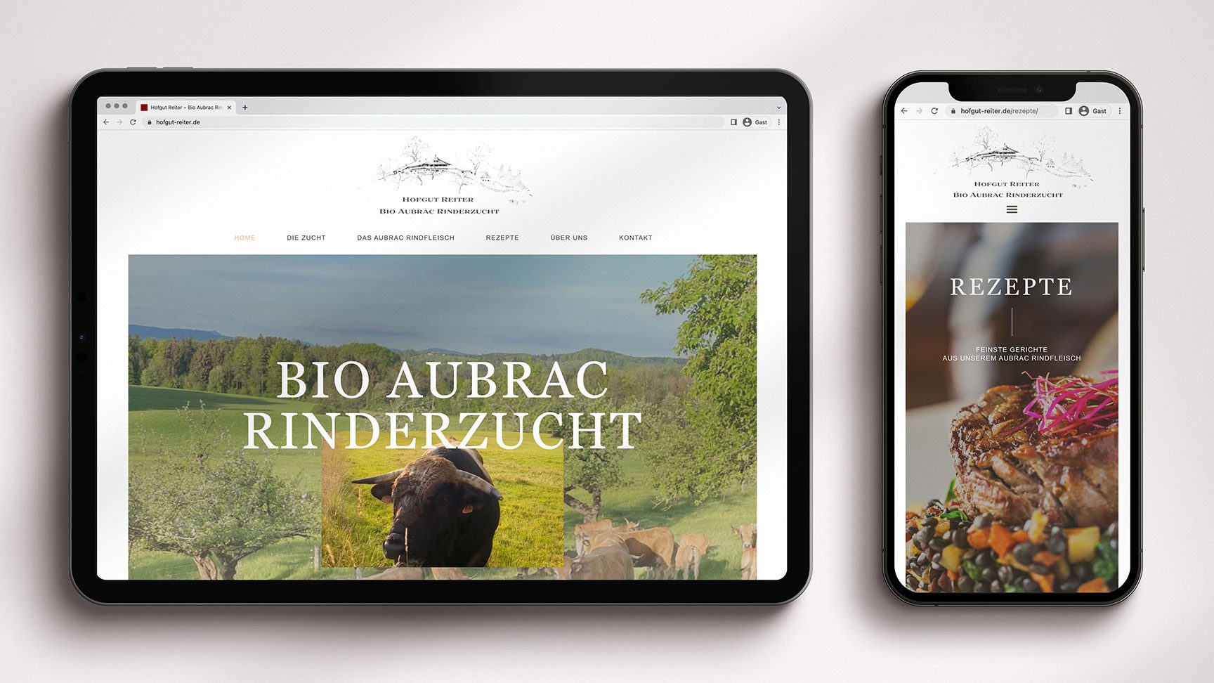 Hofgut Reiter Website Redesign