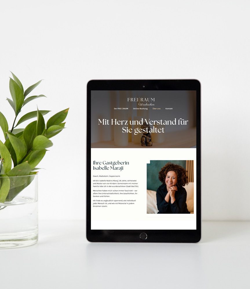 ueber-uns Website für Seminarraum